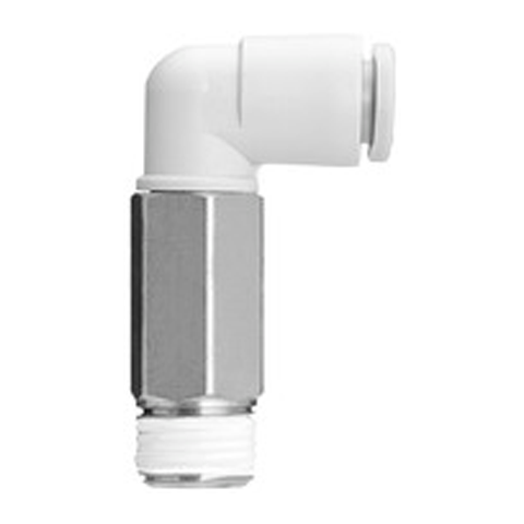 19054920 Elbow Connector - 90 degrees Elbow push-in fittings are suitable to ensure a quick 90 degree connection in a pneumatic system.